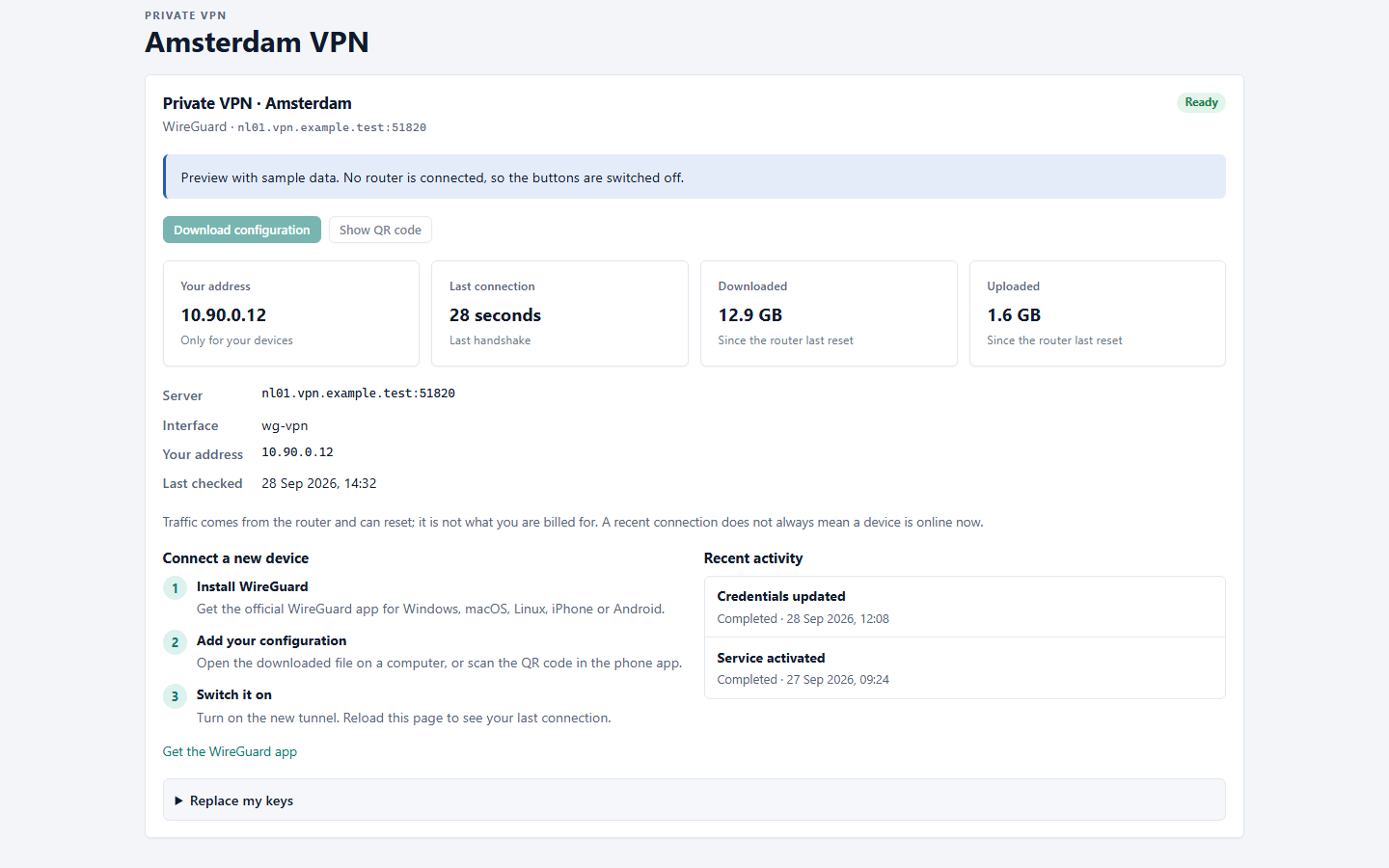 MikroTik VPN screenshot 1